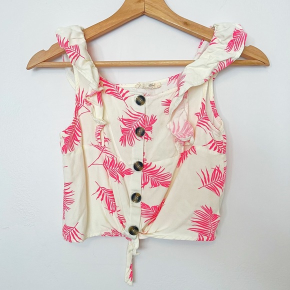 Jessica Simpson Girls Ruffle Sleeve Top Size M - Picture 2 of 7